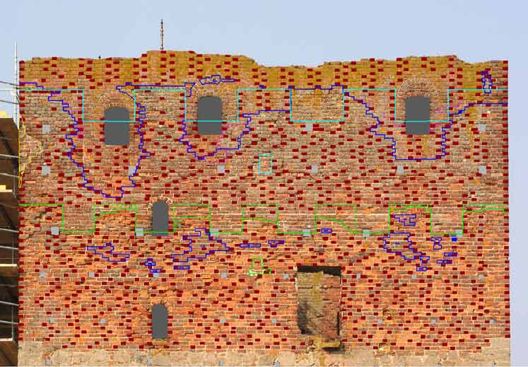 Hammershus, Manteltaarnet