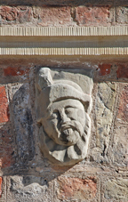 Jens Bangs stenhus, topsten